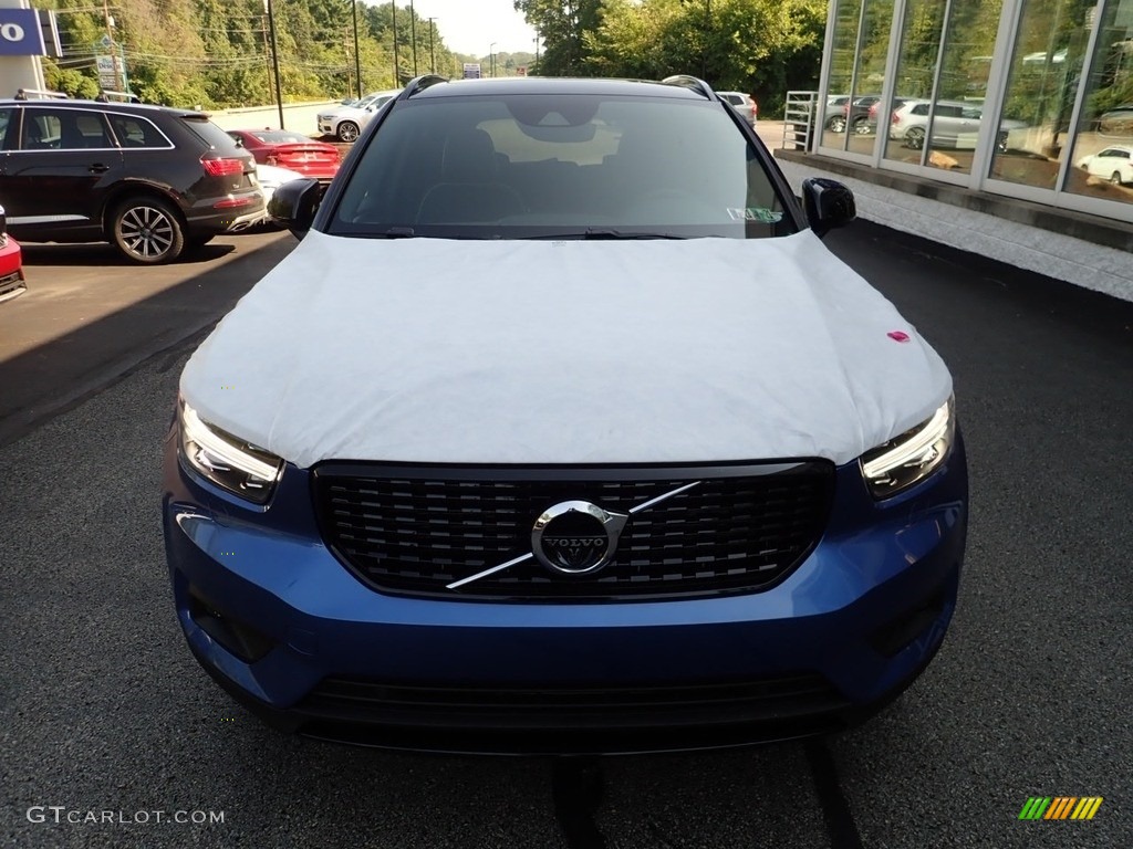 2021 XC40 T5 R-Design AWD - Bursting Blue Metallic / Charcoal photo #6