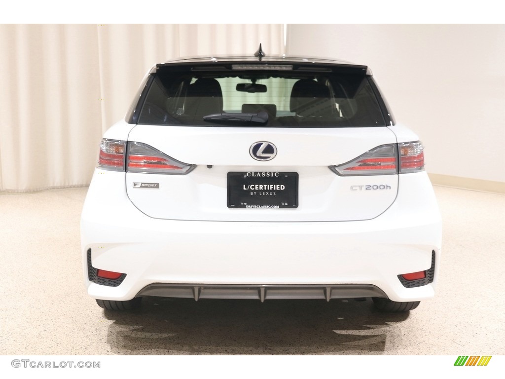 2017 CT 200h F Sport Hybrid - Ultra White / Black photo #14