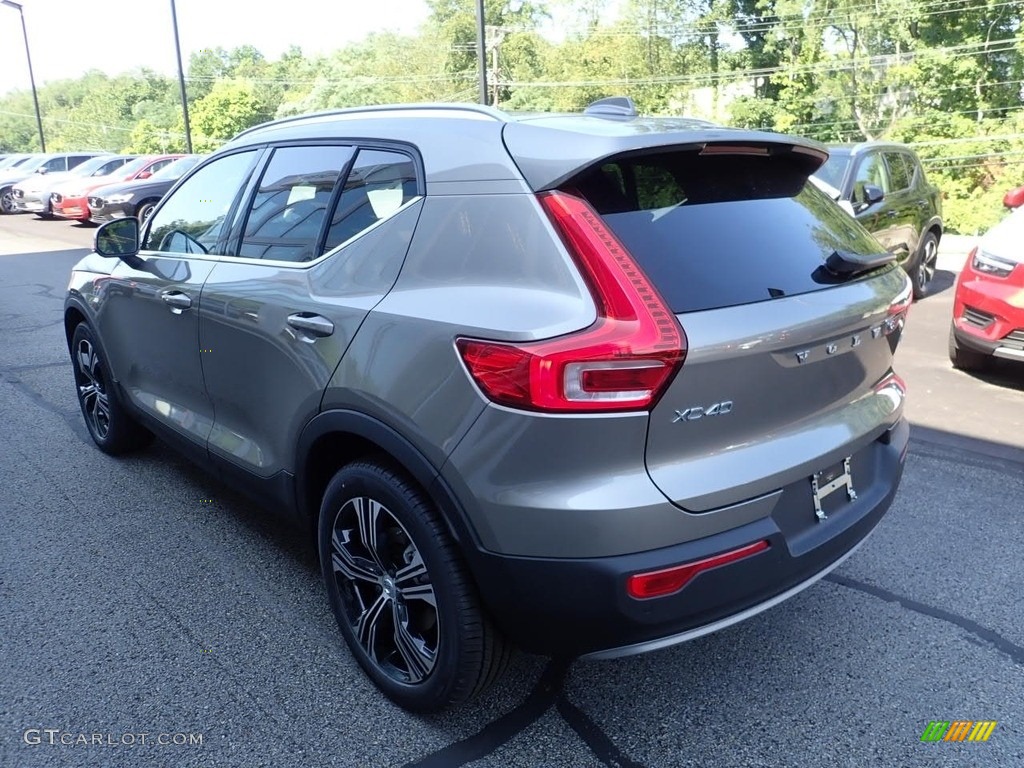 2021 XC40 T5 Inscription AWD - Pebble Grey Metallic / Blond/Charcoal photo #4
