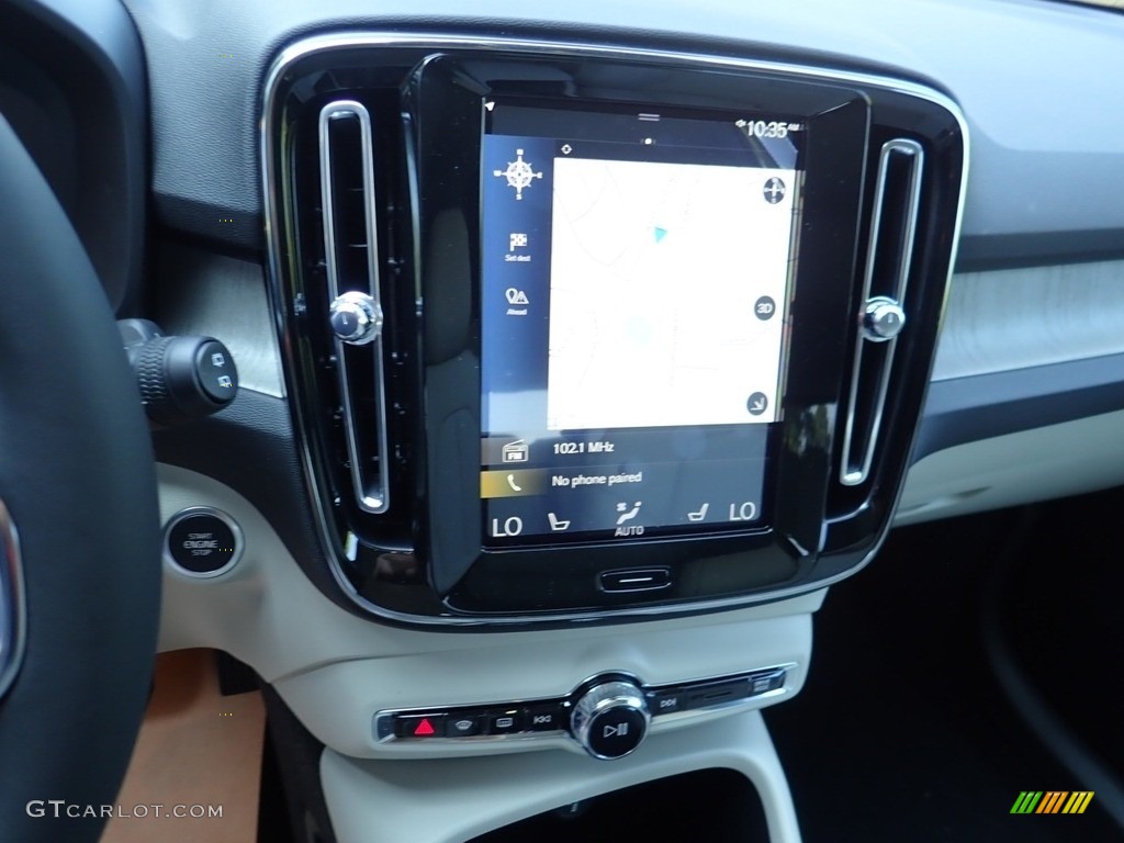 2021 XC40 T5 Inscription AWD - Pebble Grey Metallic / Blond/Charcoal photo #14