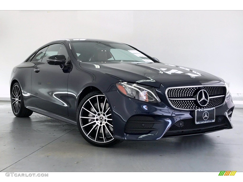 Lunar Blue Metallic 2020 Mercedes-Benz E 450 Coupe Exterior Photo #139152901