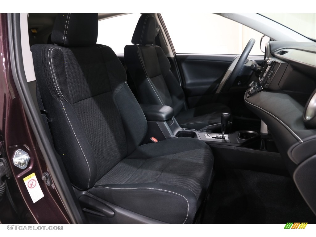 2017 RAV4 XLE - Black Current Metallic / Black photo #15