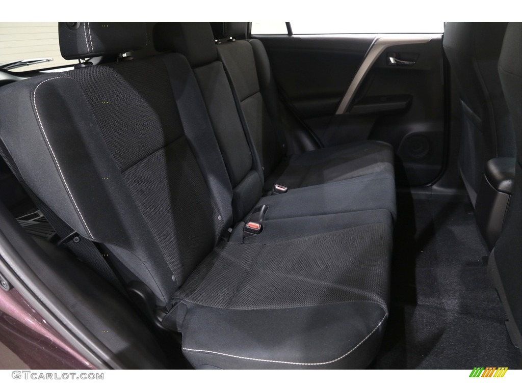 2017 RAV4 XLE - Black Current Metallic / Black photo #16