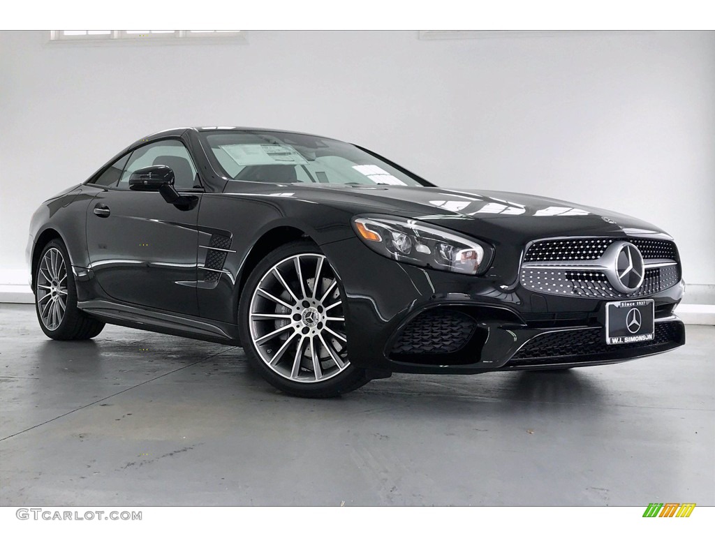 2020 SL 450 Roadster - Obsidian Black Metallic / Black photo #12