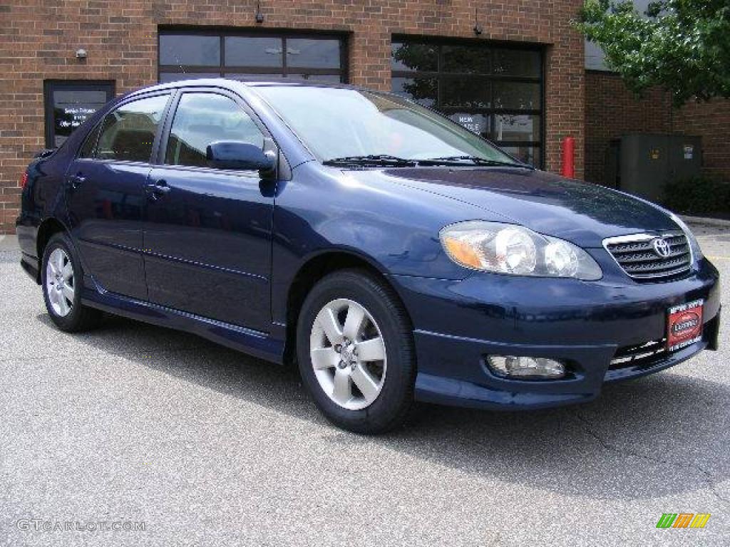 2006 Corolla S - Indigo Ink Pearl / Dark Charcoal photo #1