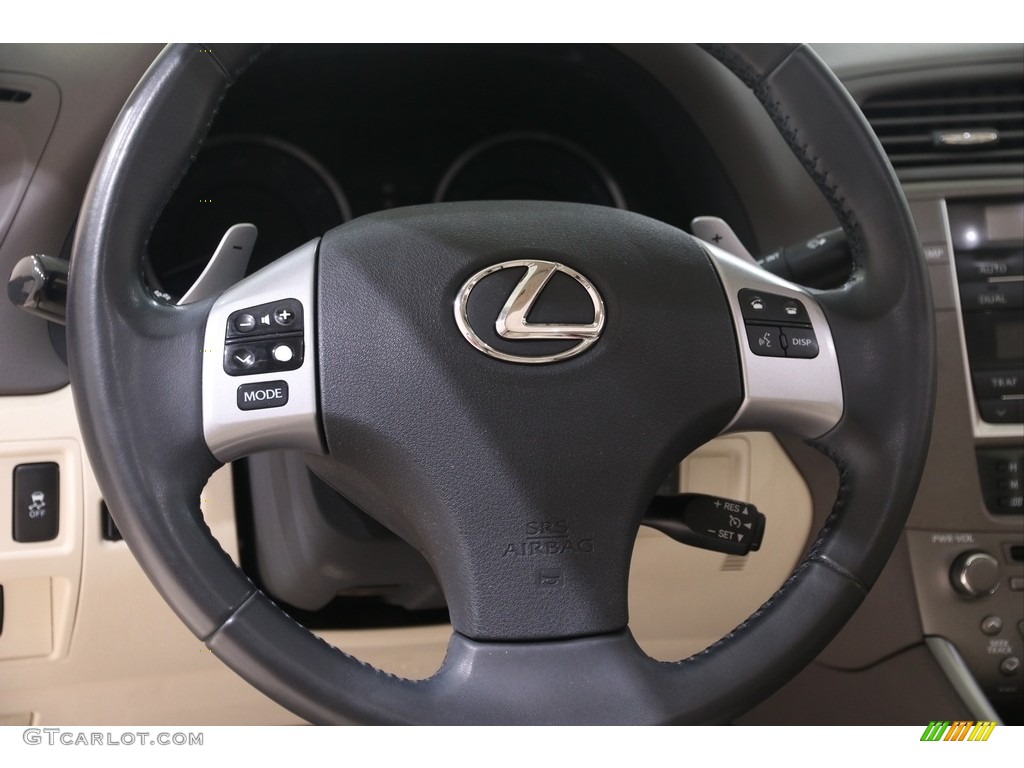 2012 IS 250 AWD - Matador Red Mica / Ecru photo #7