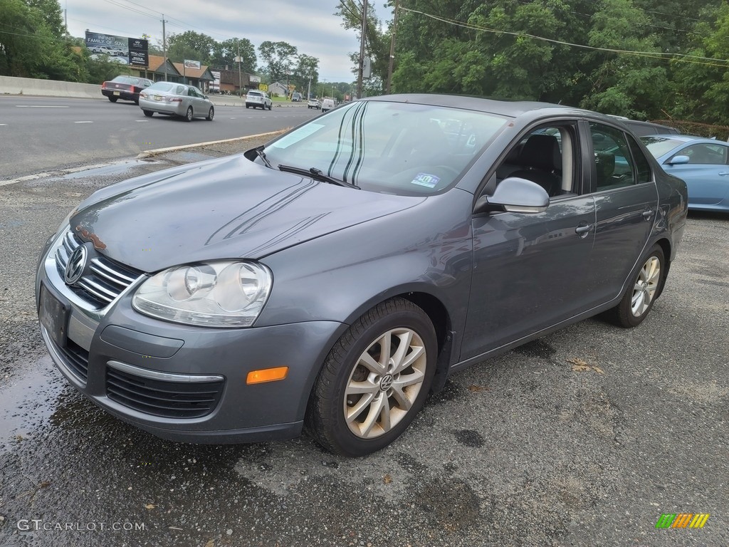 2010 Jetta SE Sedan - Platinum Grey Metallic / Titan Black photo #6