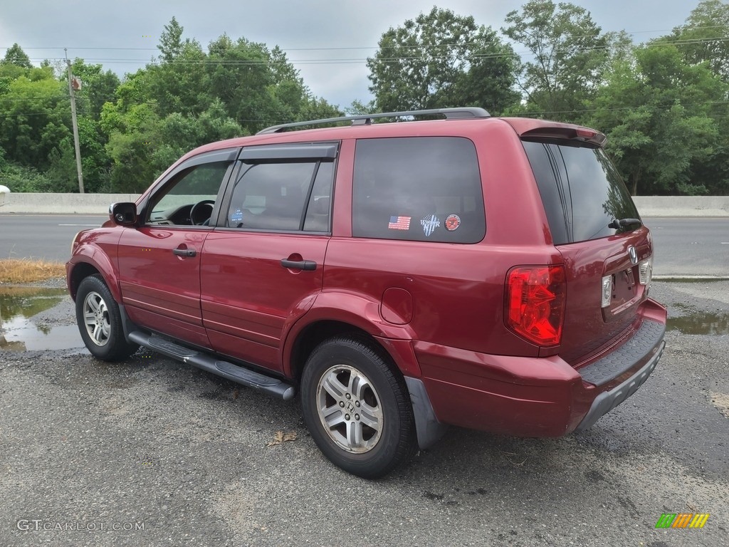 2005 Pilot EX-L 4WD - Redrock Pearl / Saddle photo #5