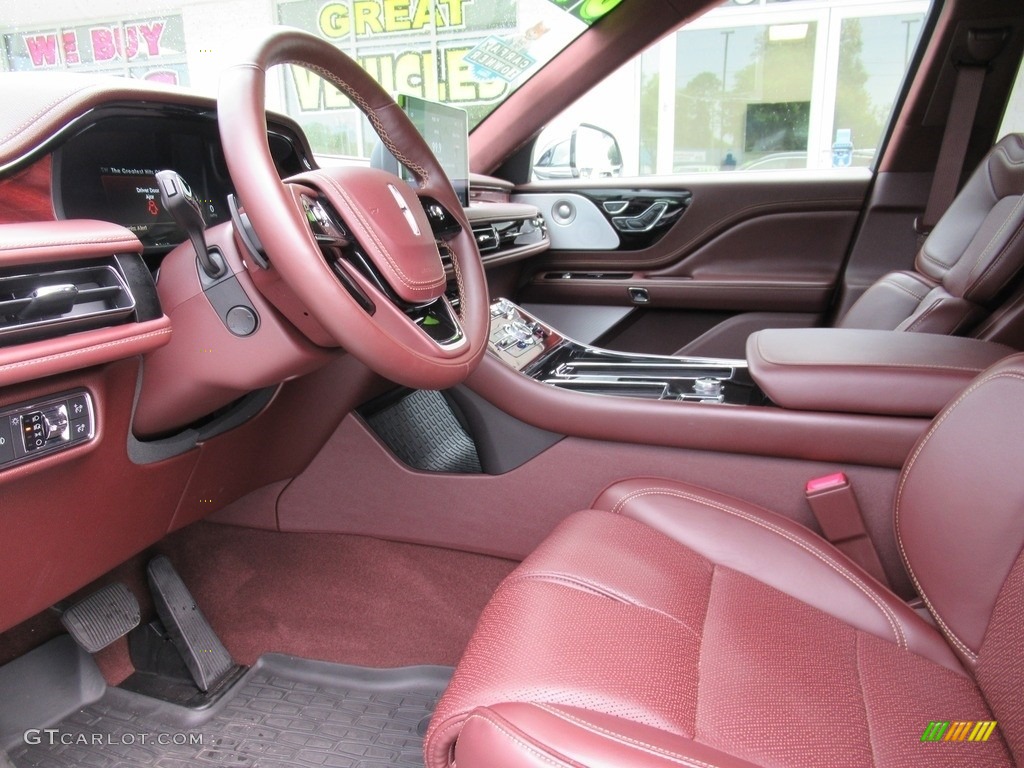 Black Label Mahogany Red Interior 2020 Lincoln Aviator Black Label AWD Photo #139154182