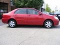 2006 Impulse Red Pearl Toyota Corolla LE  photo #2