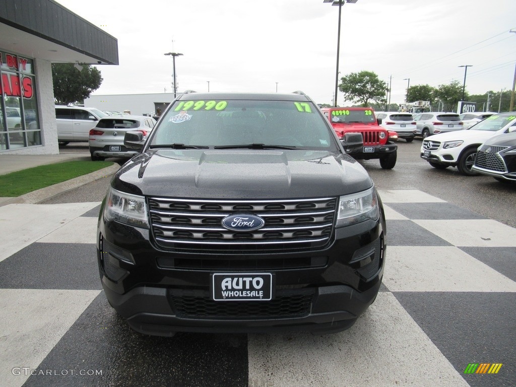 2017 Explorer FWD - Shadow Black / Medium Light Camel photo #2