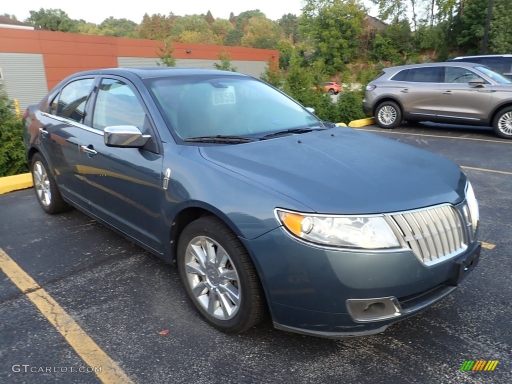 2012 MKZ AWD - Steel Blue Metallic / Dark Charcoal photo #4