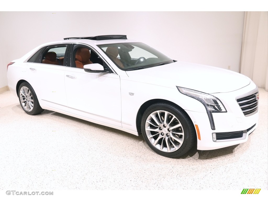 Crystal White Tricoat 2017 Cadillac CT6 3.6 Premium Luxury AWD Sedan Exterior Photo #139154941