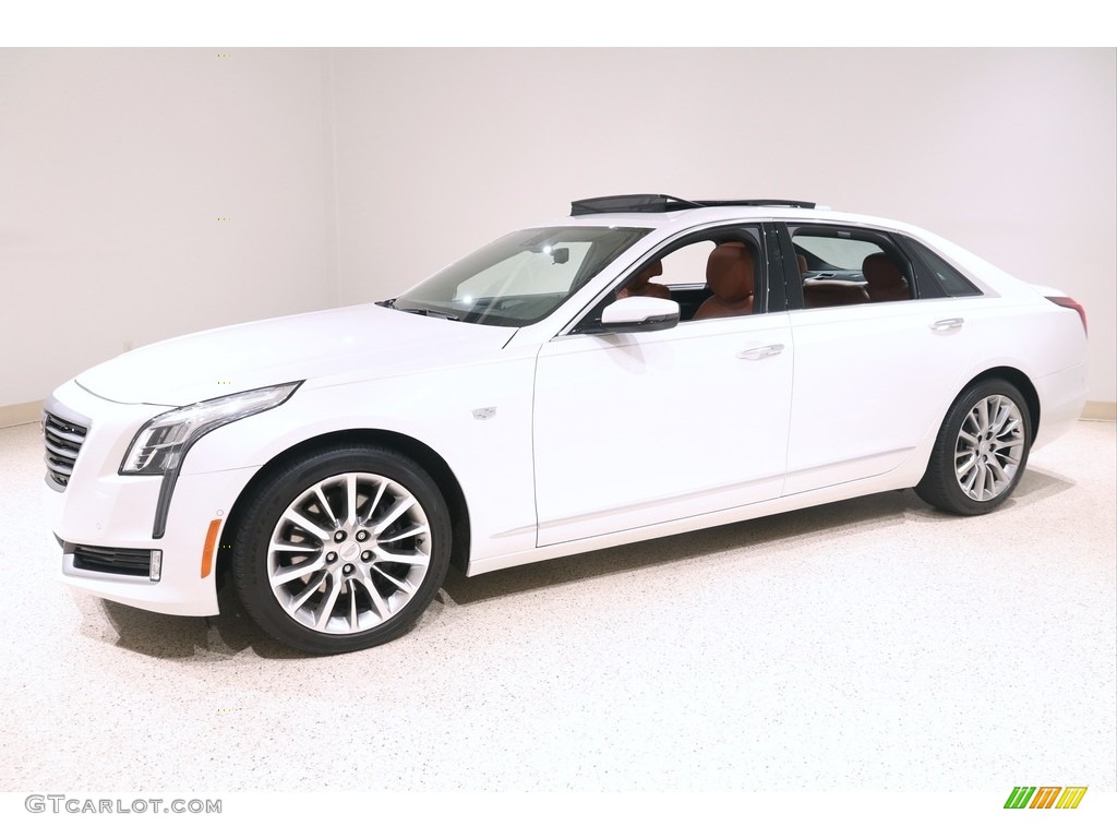 Crystal White Tricoat 2017 Cadillac CT6 3.6 Premium Luxury AWD Sedan Exterior Photo #139154980