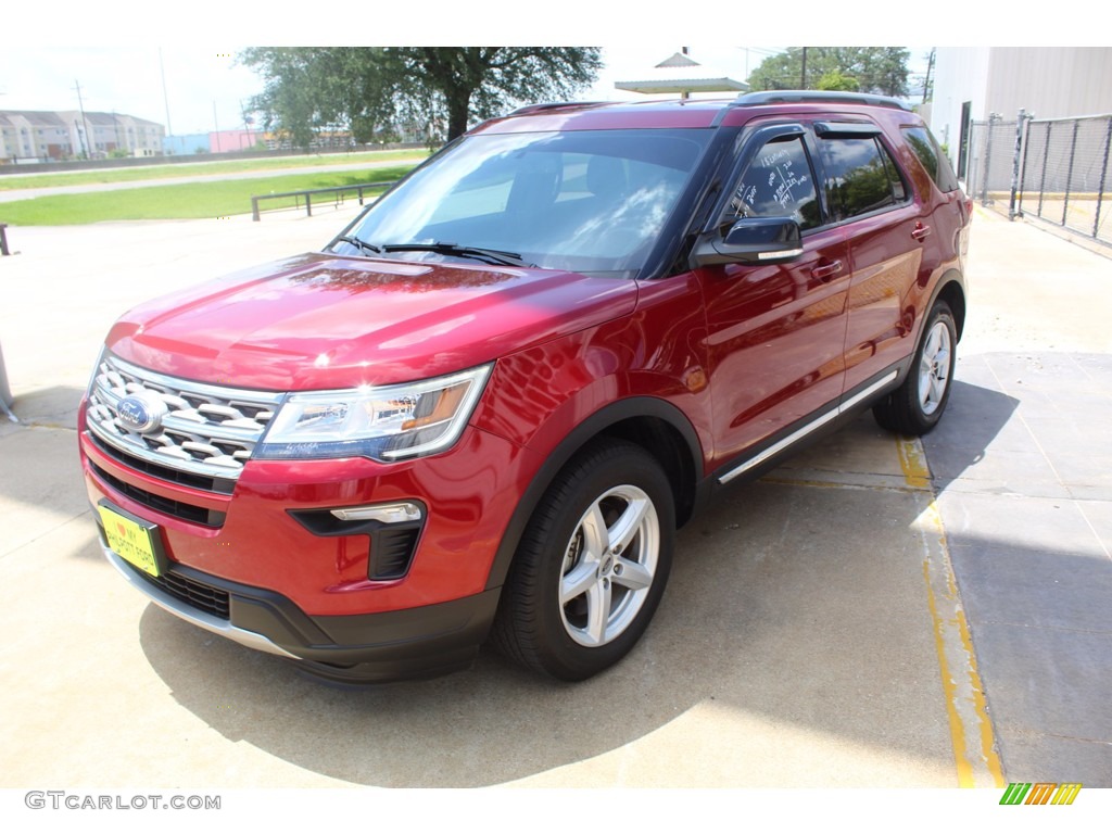 2018 Explorer XLT - Ruby Red / Ebony Black photo #4