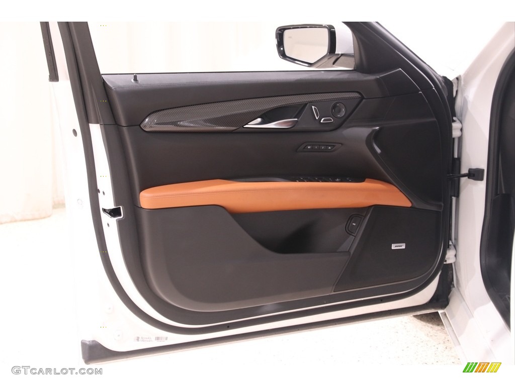 2017 Cadillac CT6 3.6 Premium Luxury AWD Sedan Cinnamon/Jet Black Door Panel Photo #139154998