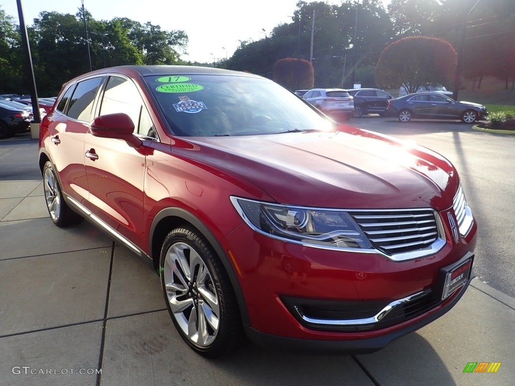 Ruby Red 2017 Lincoln MKX Reserve AWD Exterior Photo #139155010