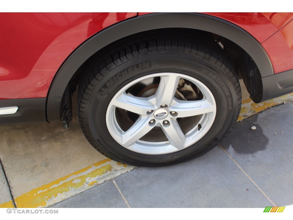 2018 Explorer XLT - Ruby Red / Ebony Black photo #6