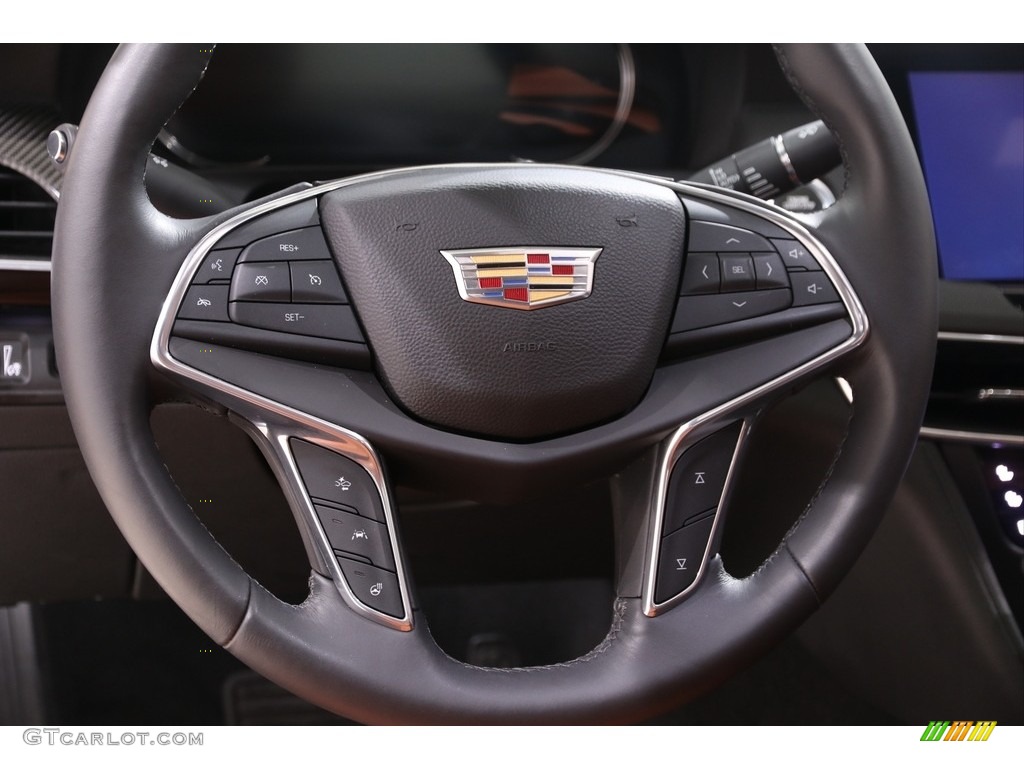 2017 Cadillac CT6 3.6 Premium Luxury AWD Sedan Cinnamon/Jet Black Steering Wheel Photo #139155061