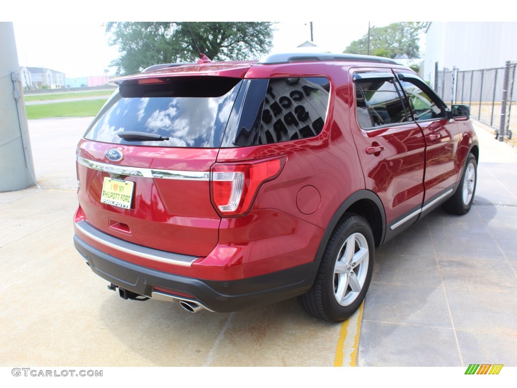 2018 Explorer XLT - Ruby Red / Ebony Black photo #10