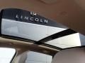 2017 Lincoln MKX Cappuccino Interior Sunroof Photo