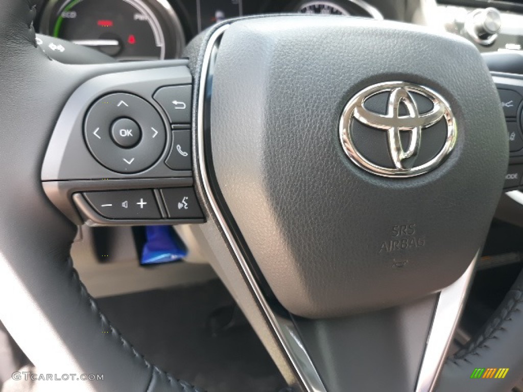 2020 Toyota Camry Hybrid SE Black Steering Wheel Photo #139155922