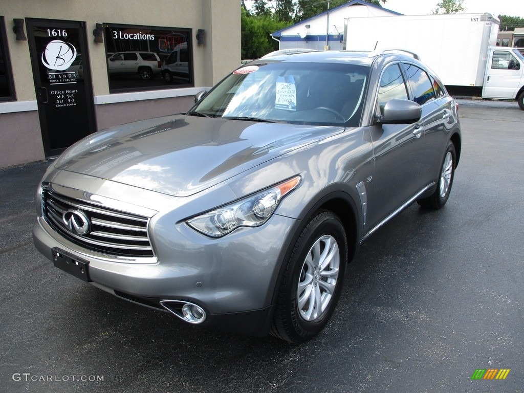 2015 QX70 AWD - Graphite Shadow / Graphite photo #2