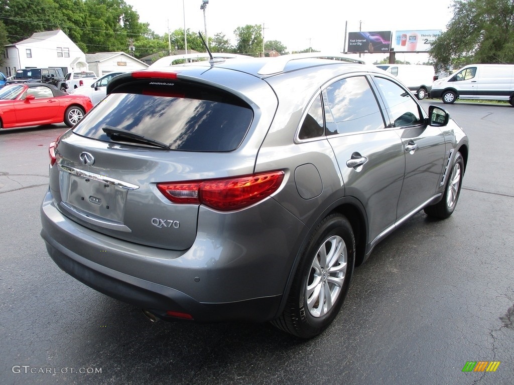 2015 QX70 AWD - Graphite Shadow / Graphite photo #4