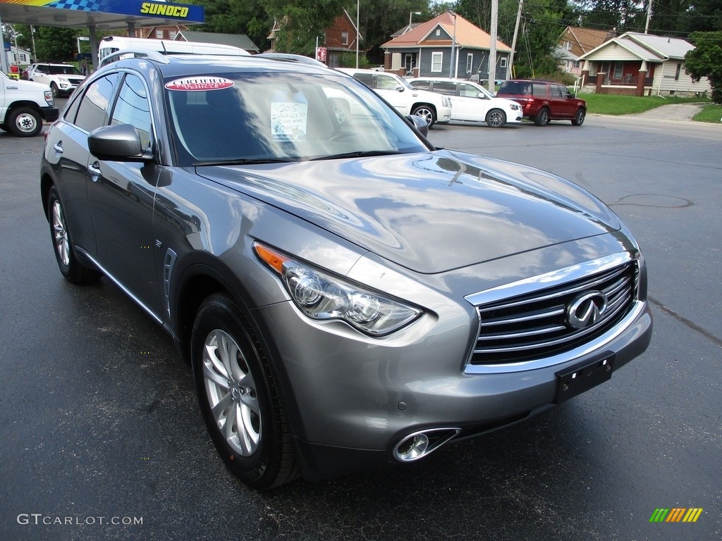 2015 QX70 AWD - Graphite Shadow / Graphite photo #5