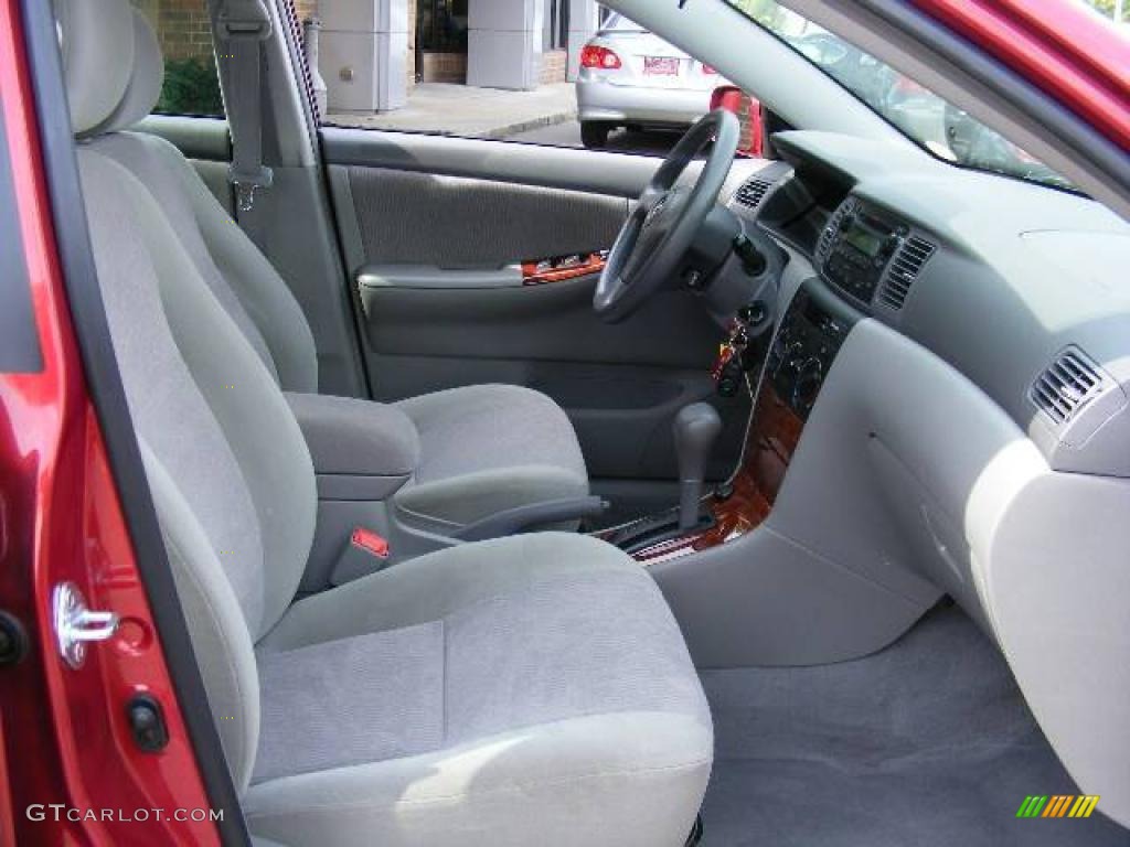 2006 Corolla LE - Impulse Red Pearl / Stone photo #13