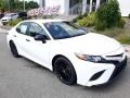 Super White 2020 Toyota Camry SE AWD Nightshade Edition Exterior