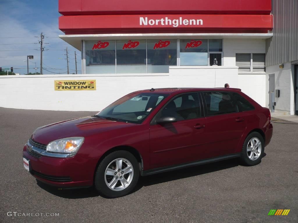 2004 Malibu Maxx LS Wagon - Sport Red Metallic / Neutral photo #1