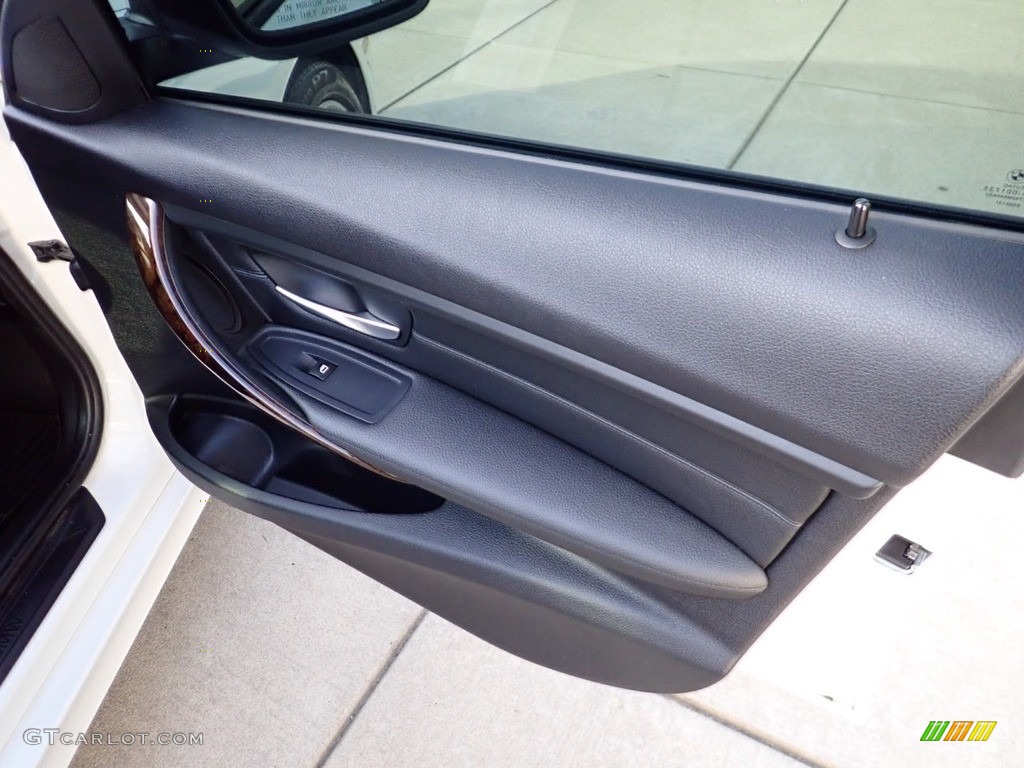 2014 BMW 3 Series 328i xDrive Sedan Black Door Panel Photo #139157560