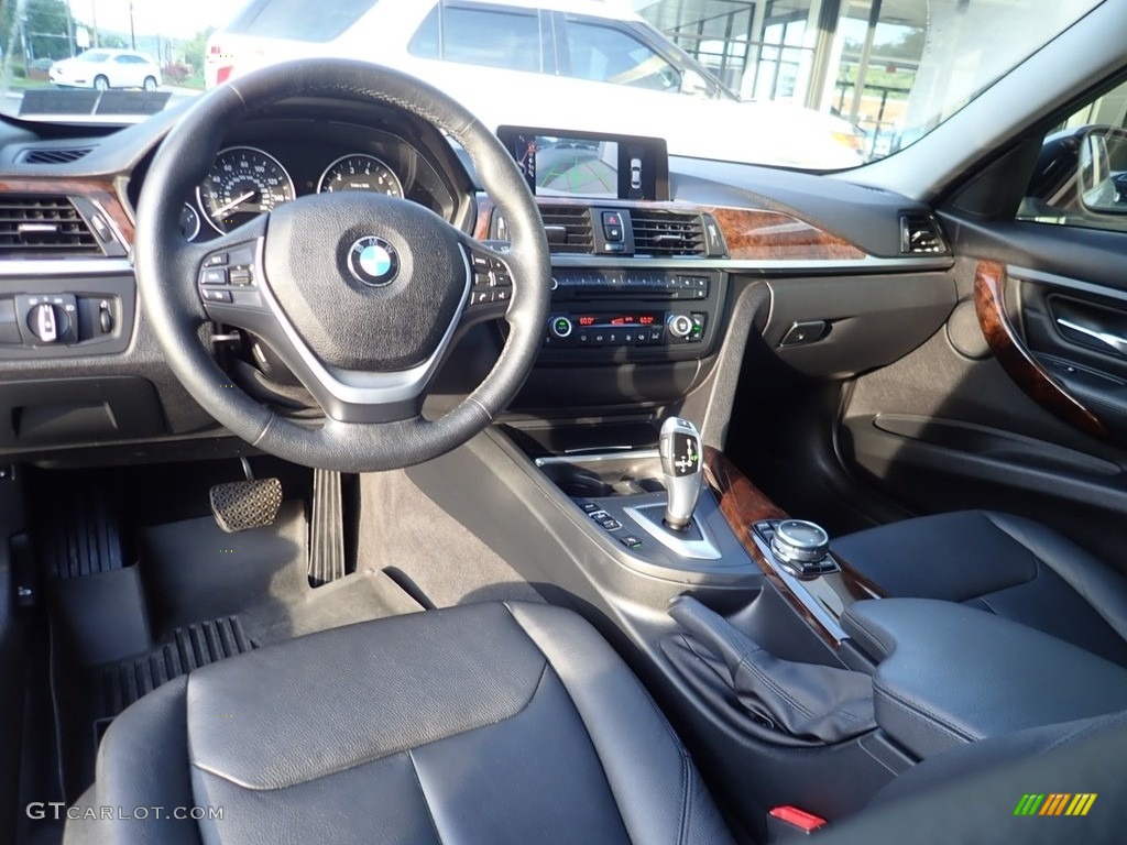 Black Interior 2014 BMW 3 Series 328i xDrive Sedan Photo #139157646