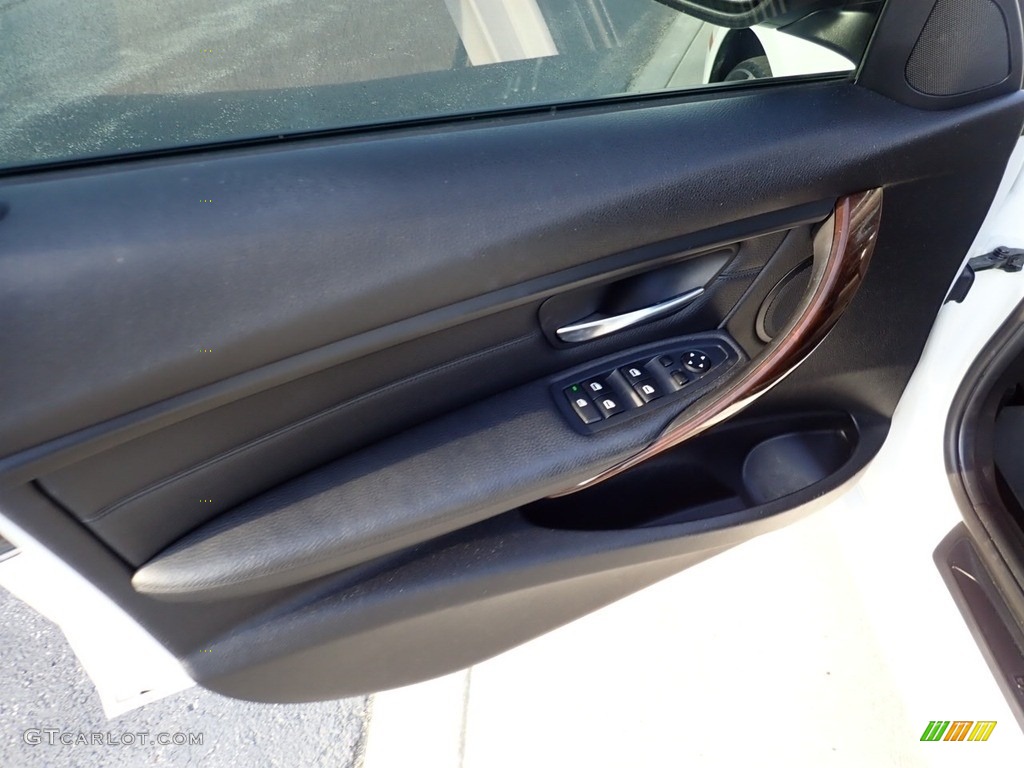2014 BMW 3 Series 328i xDrive Sedan Black Door Panel Photo #139157668
