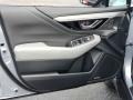 Titanium Gray 2020 Subaru Outback 2.5i Limited Door Panel