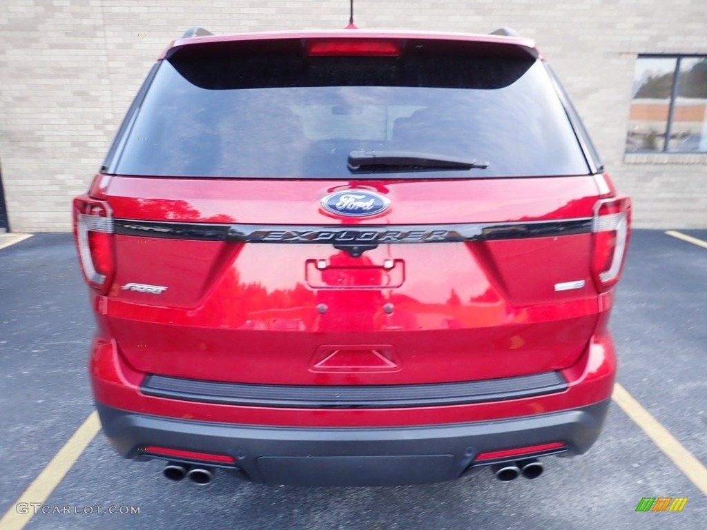 2018 Explorer Sport 4WD - Ruby Red / Ebony Black photo #3