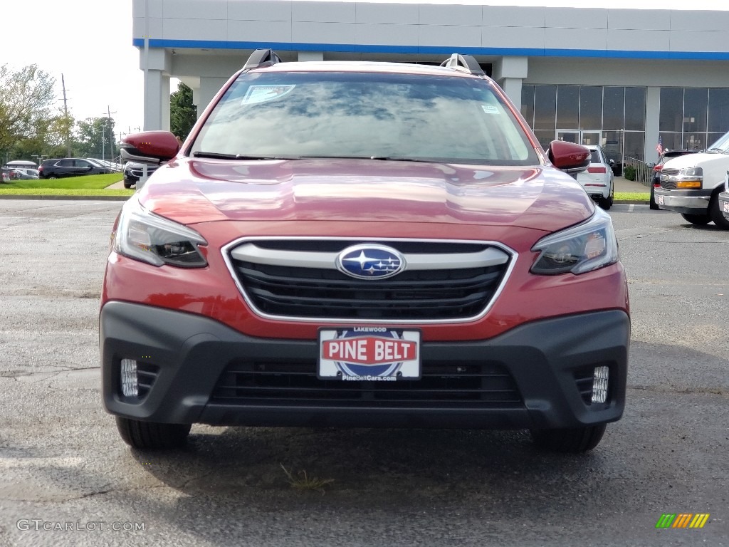 2020 Outback 2.5i Premium - Crimson Red Pearl / Slate Black photo #2