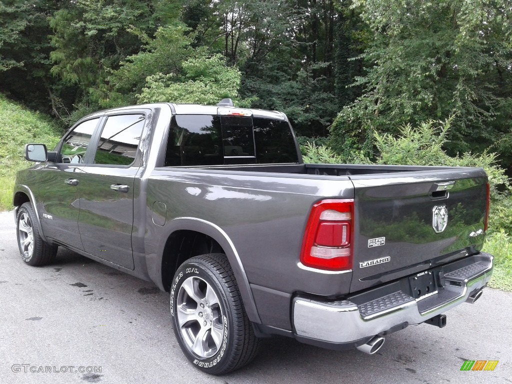 2020 1500 Laramie Crew Cab 4x4 - Granite Crystal Metallic / Light Frost Beige/Mountain Brown photo #9