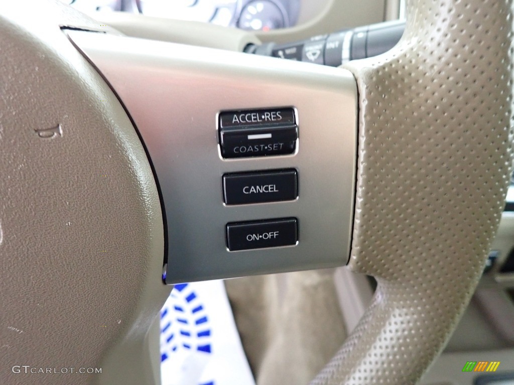 2017 Nissan Frontier SV King Cab 4x4 Beige Steering Wheel Photo #139158914