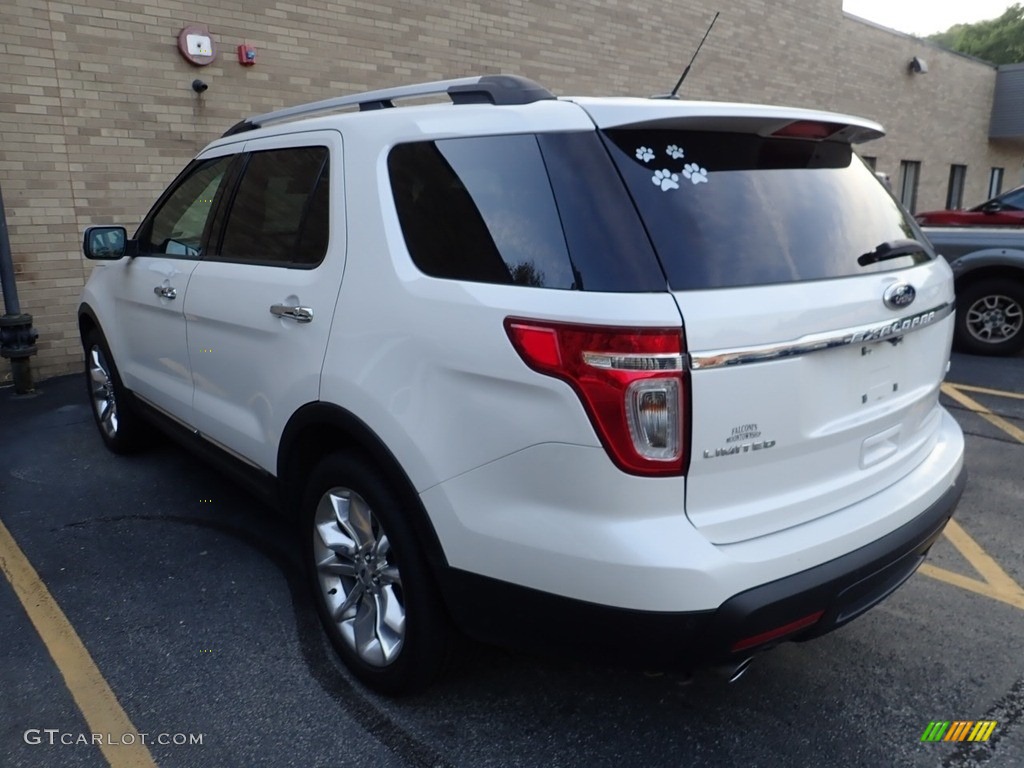 2014 Explorer Limited 4WD - White Platinum / Pecan photo #2