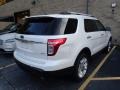 2014 White Platinum Ford Explorer Limited 4WD  photo #3