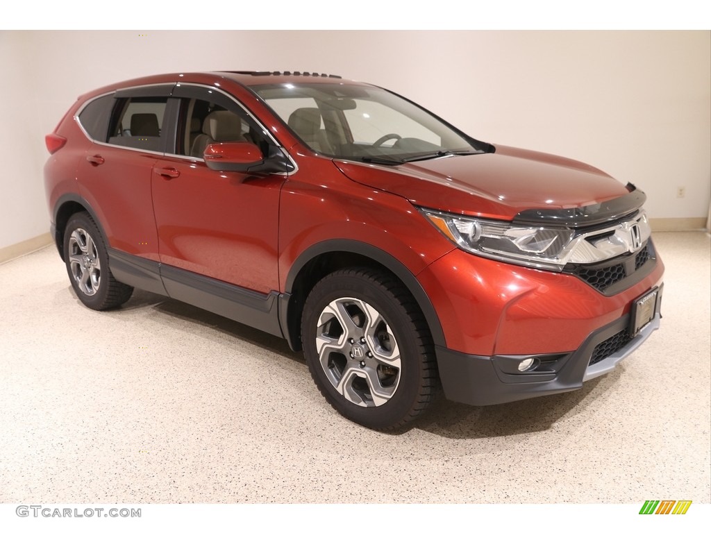 2018 CR-V EX AWD - Molten Lava Pearl / Ivory photo #1