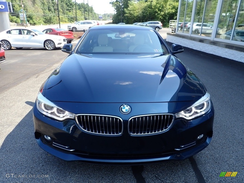 2017 4 Series 430i xDrive Gran Coupe - Midnight Blue Metallic / Black photo #9