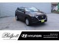 2021 Black Noir Pearl Hyundai Tucson SE  photo #1