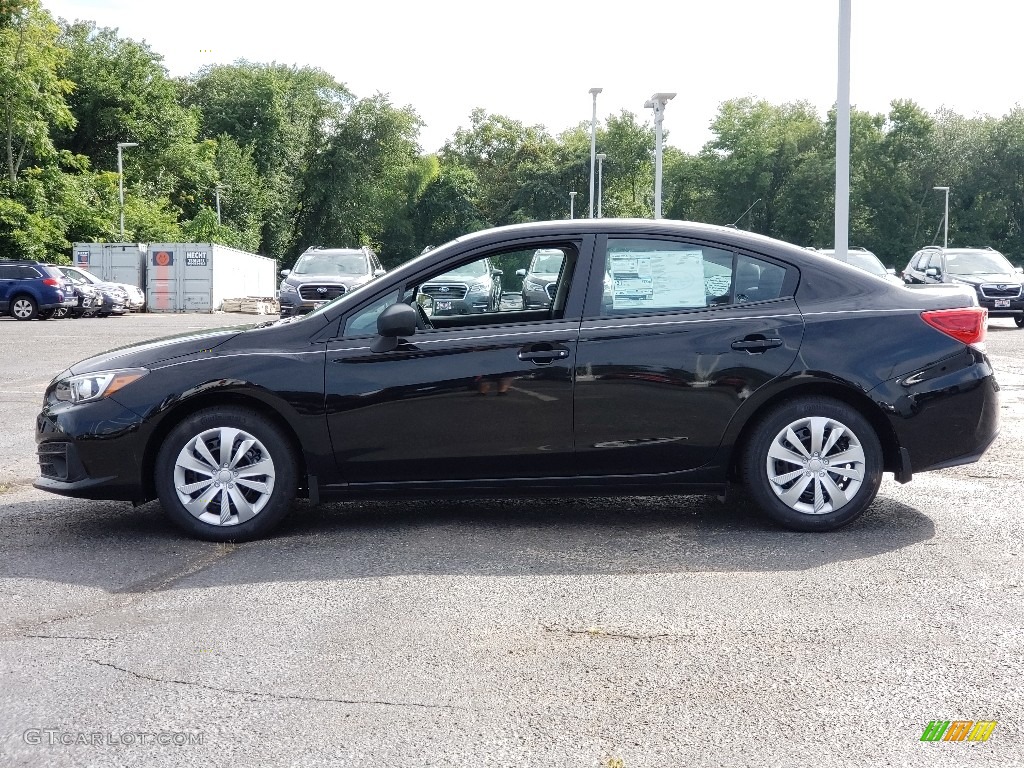 2020 Impreza Sedan - Crystal Black Silica / Black photo #3