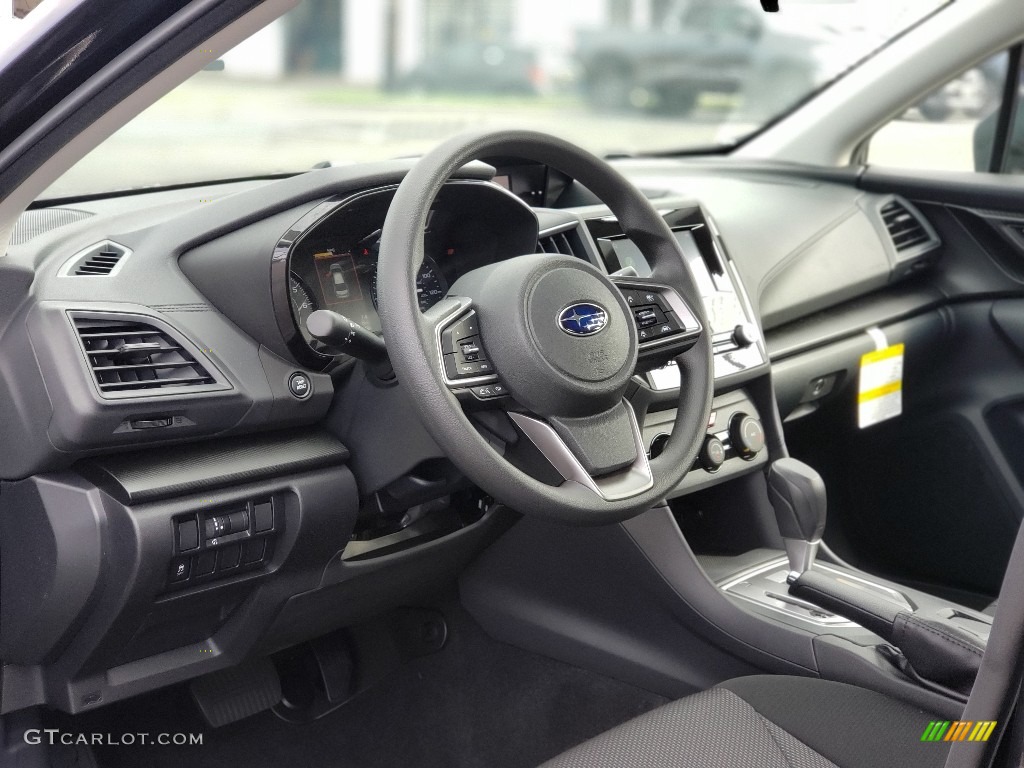 2020 Subaru Impreza Sedan Black Steering Wheel Photo #139159729