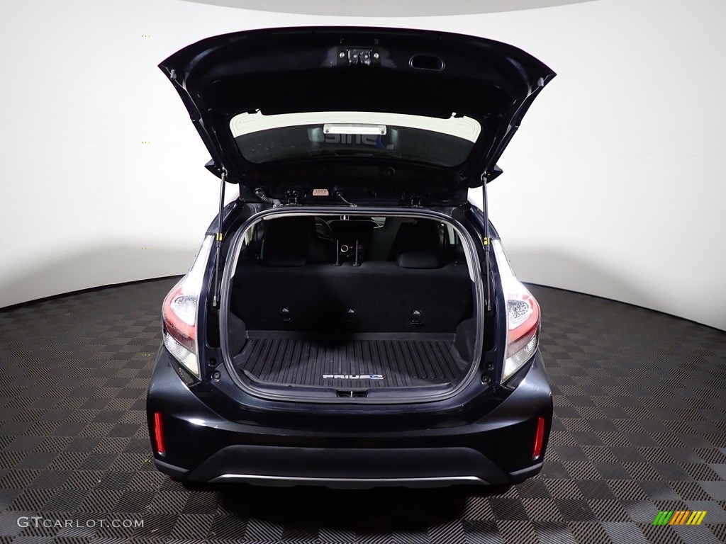 2018 Prius c One - Black Sand Pearl / Black photo #8