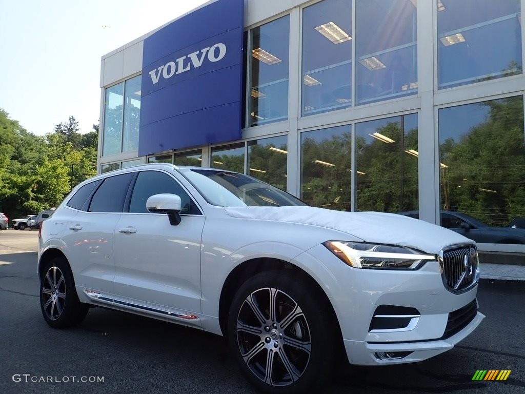 Crystal White Metallic 2021 Volvo XC60 T5 AWD Inscription Exterior Photo #139160278