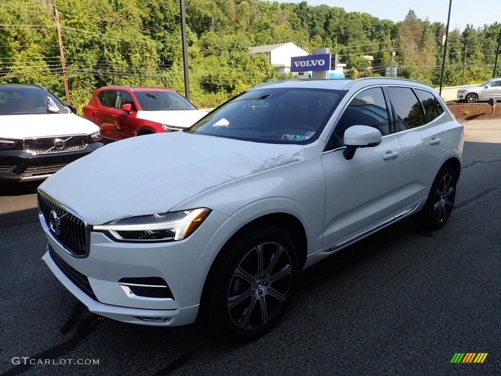 Crystal White Metallic 2021 Volvo XC60 T5 AWD Inscription Exterior Photo #139160377